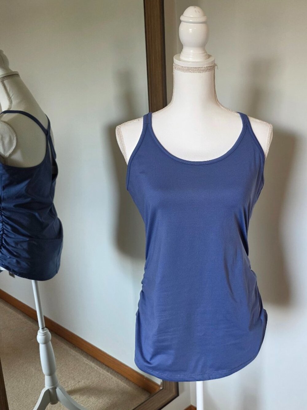 Calia Racerback Ruched Tank Top